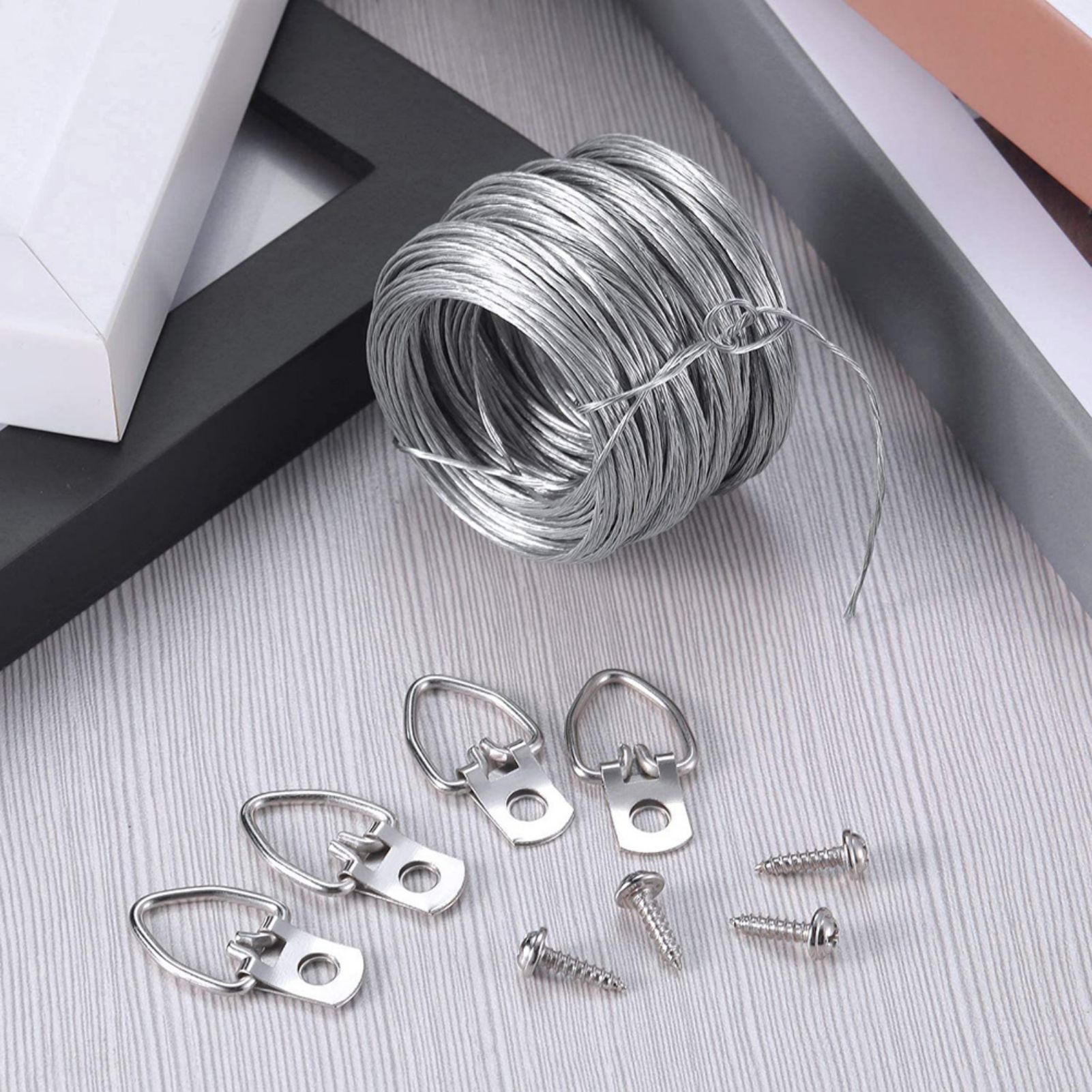 Woodworking Shops - Heavy Duty Picture Hanging Kit Rust