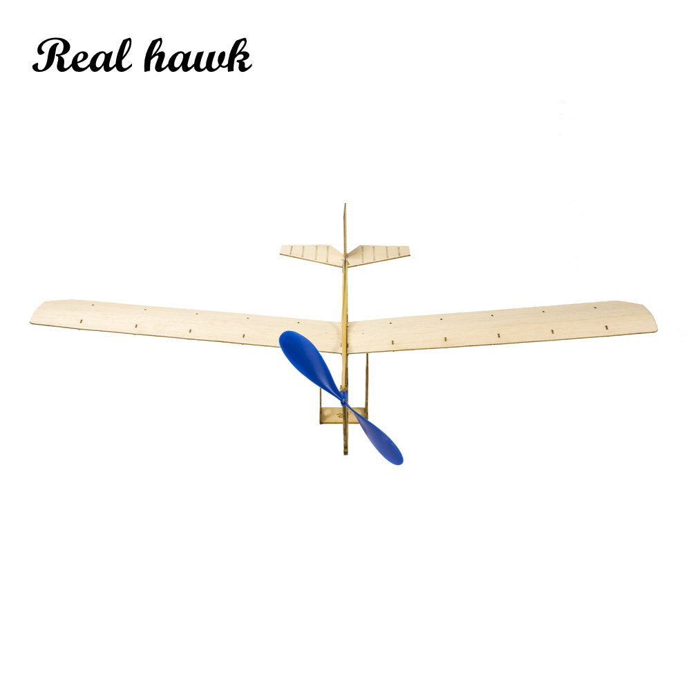 Woodworking Kids Toys - STEM Rubber Band Powered Airplane Kit,