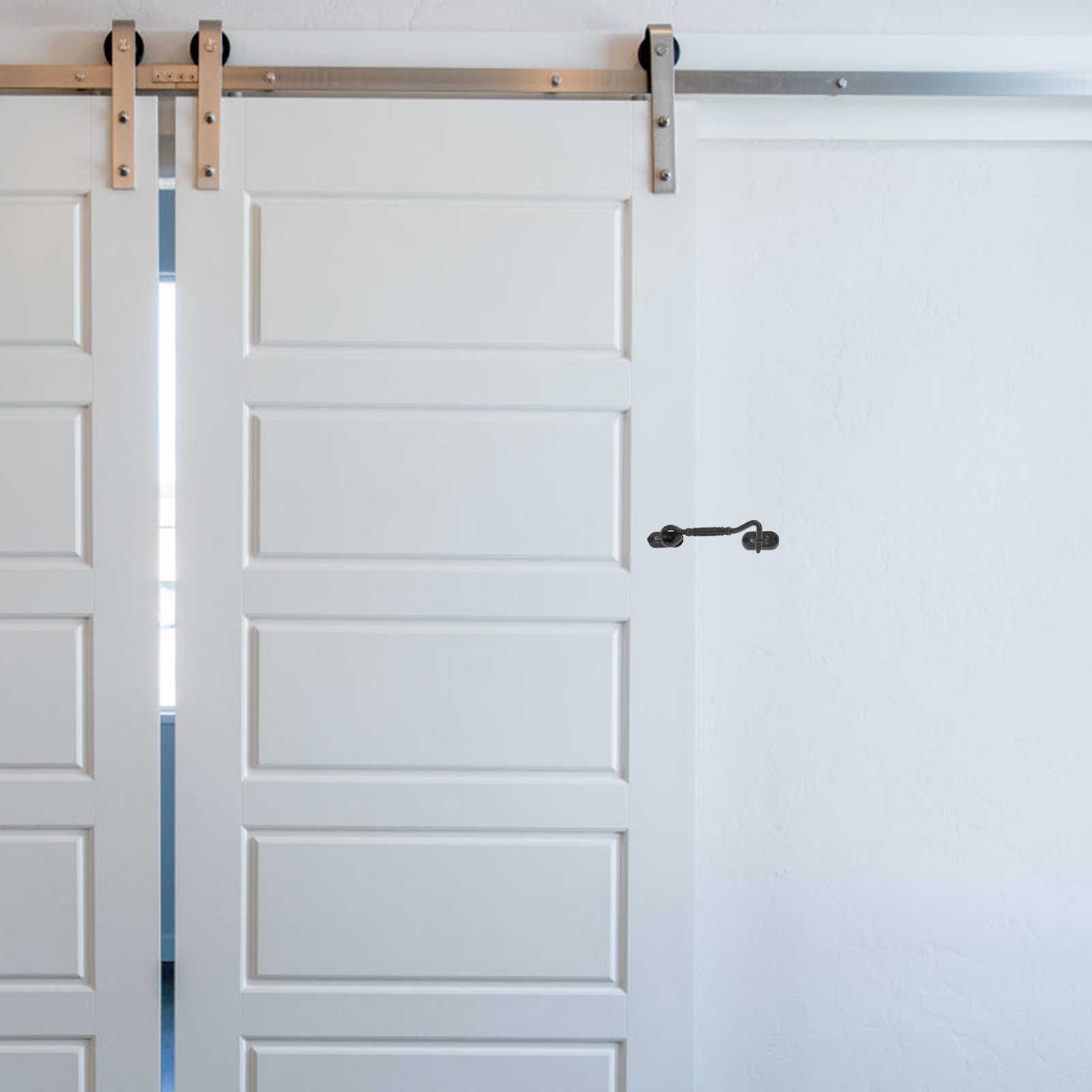 Woodworking Terms - 1Set Sliding Barn Door Latch Lock