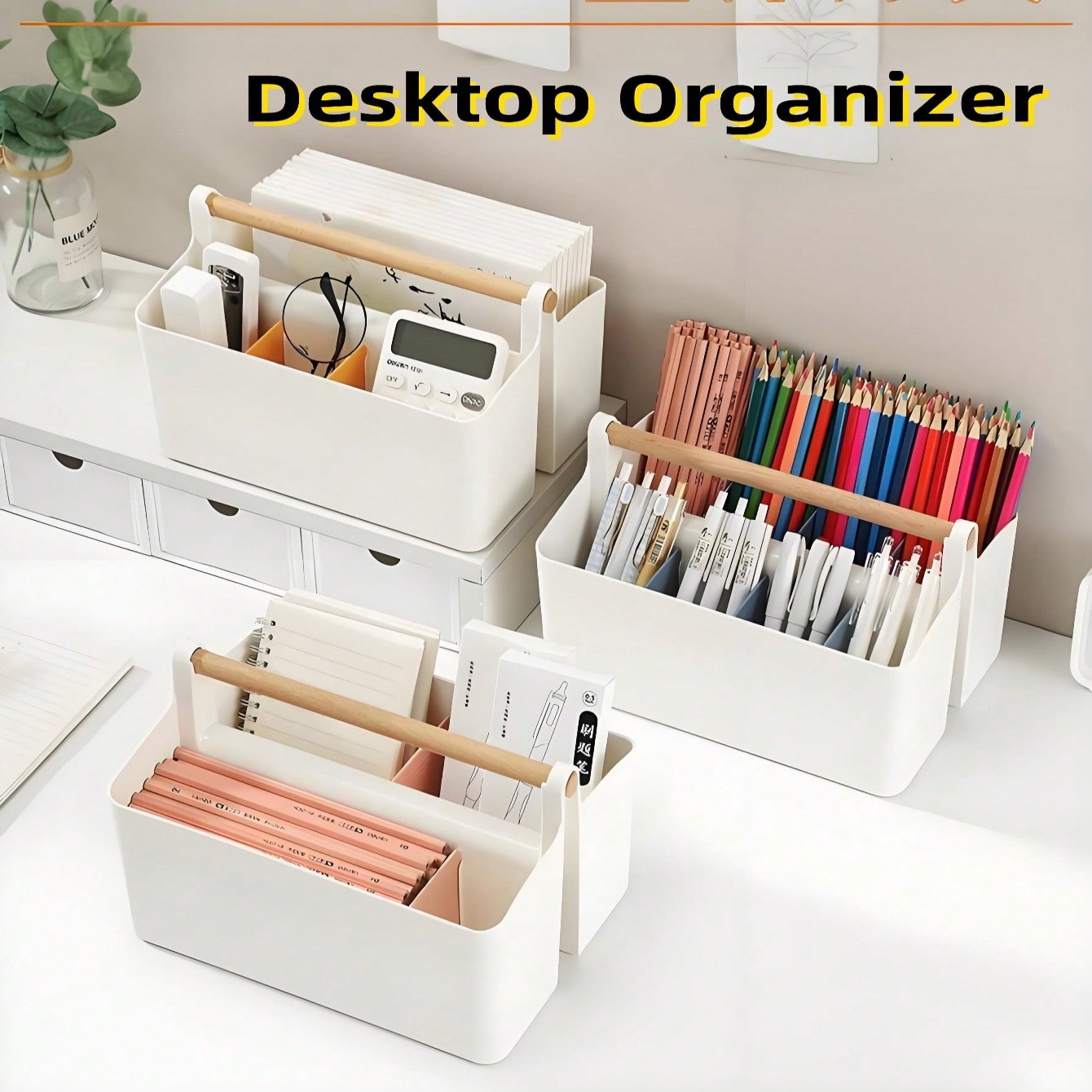 Woodworking Magazine - Desktop File Organizer Bin with Wooden