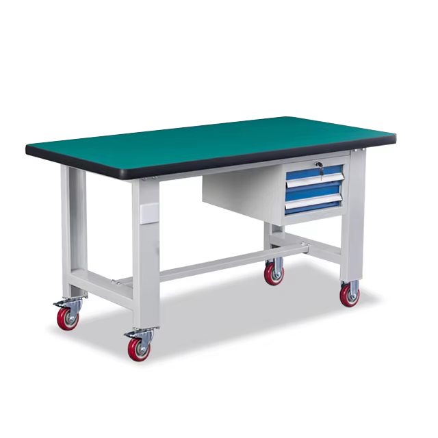 Woodworking Work Table - Industrial Heavy Workbench Workshop Storage Accessories