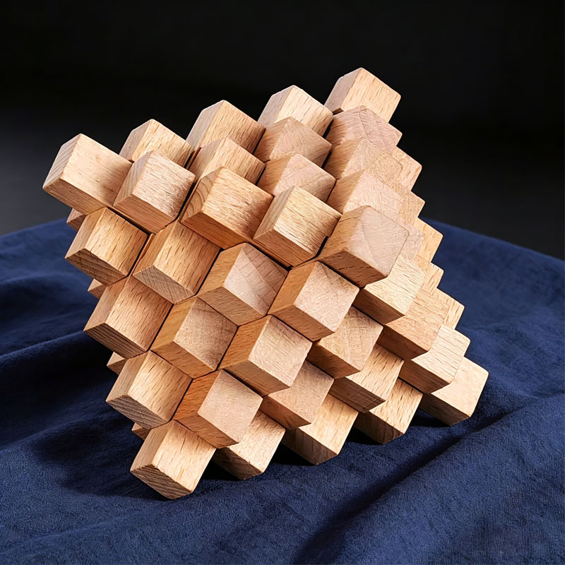 Woodworking Kids Toys - Difficult LuBan Lock Pineapple Shaped Wooden