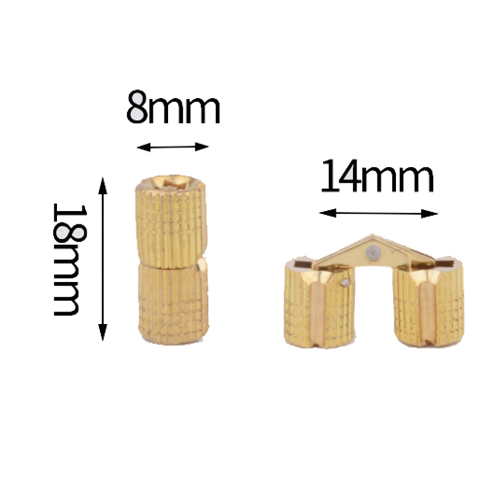 Woodworking Terms - Set of 4 Cylinder Concealed Drum