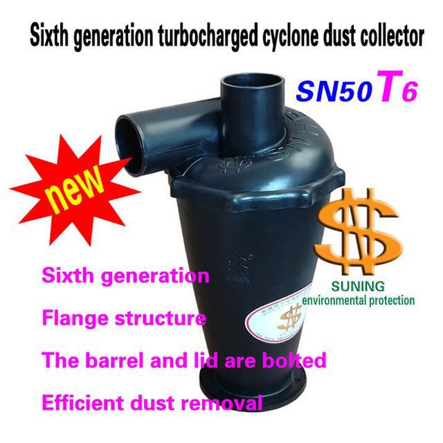 Woodworking Dust Collector - SN50T6 Industrial Cyclone Dust Collector Used