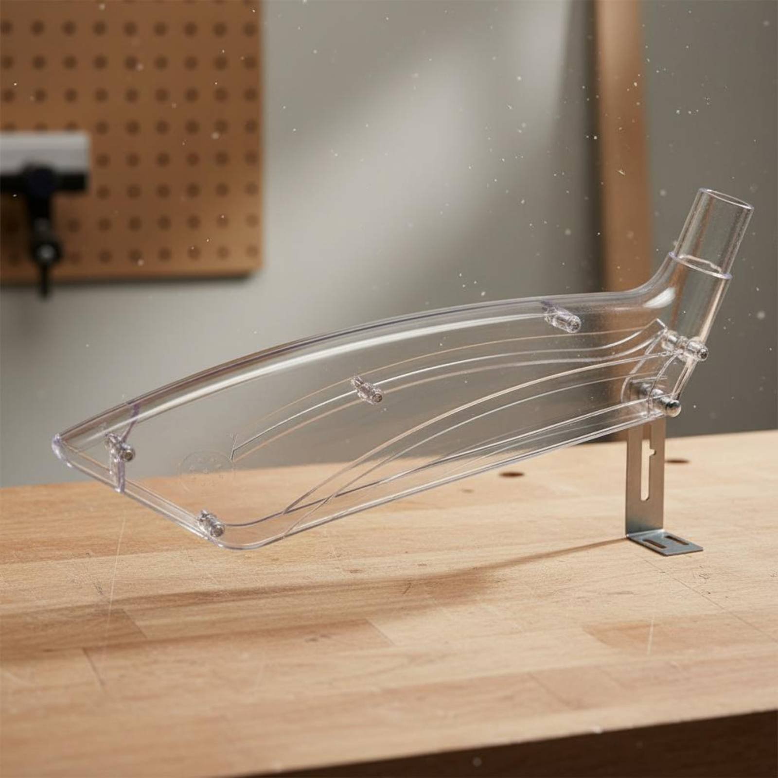 Woodworking Shops - Transparent Saw Blade Guard Easy Installation