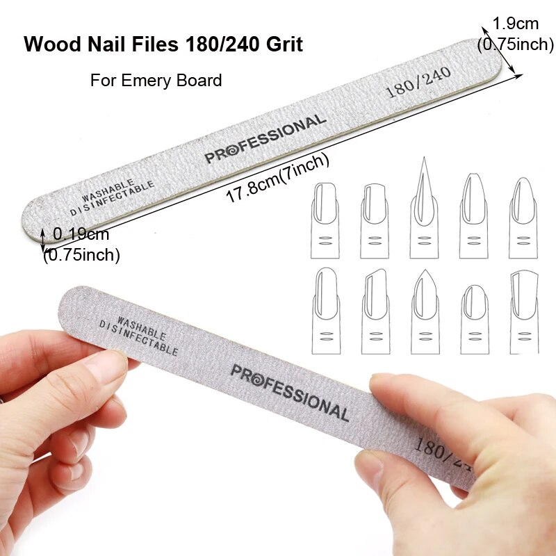 100Pcs Wooden Nail File Profes - đánh giá và giá Woodworking Files