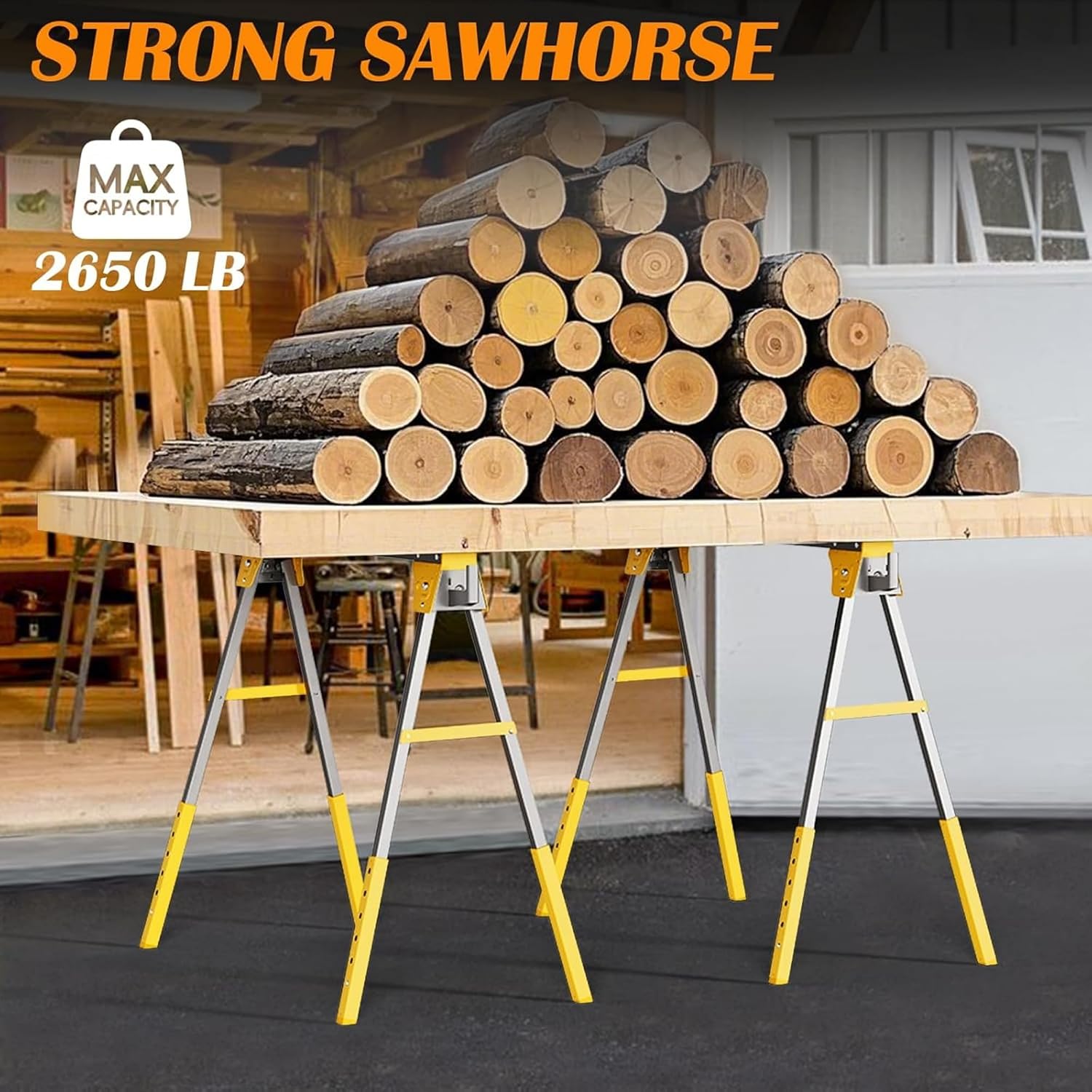 Adjustable Height Sawhorse Two - đánh giá và giá Woodworking Bench