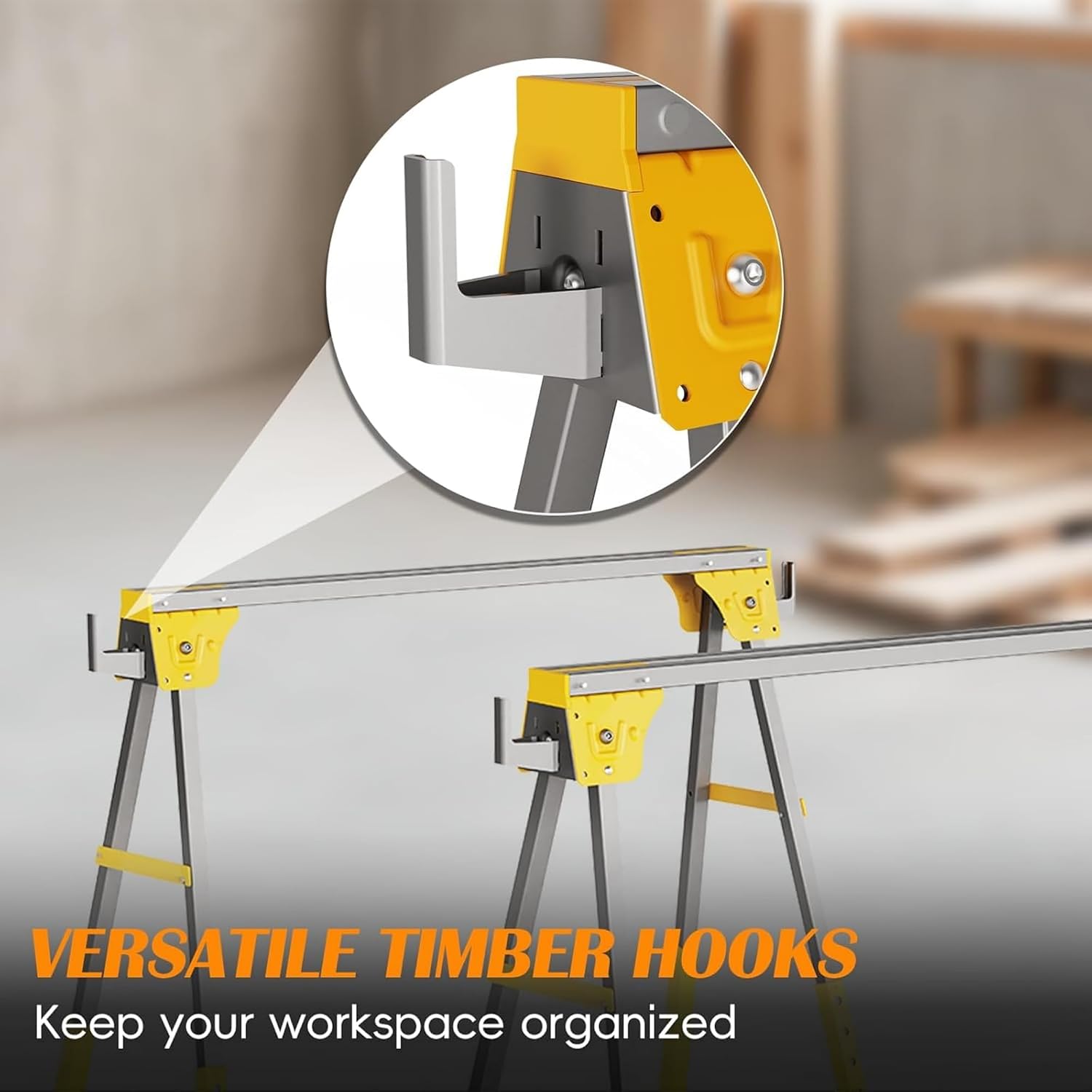 Adjustable Height Sawhorse Two - đánh giá và giá Woodworking Bench