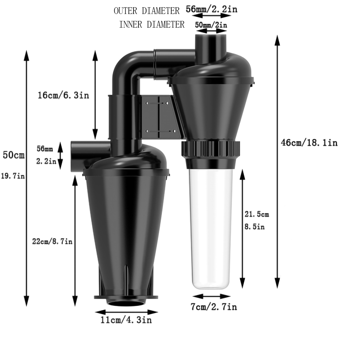 Double Filtration - Cyclone Du - đánh giá và giá Woodworking Dust Collector