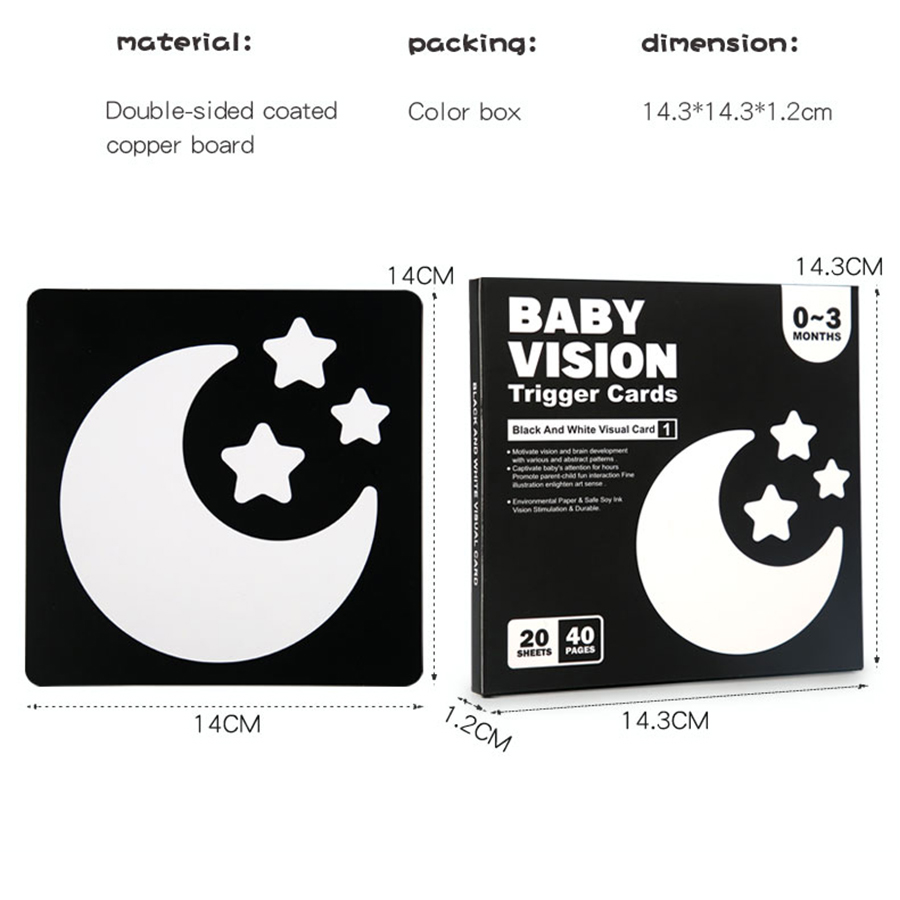 Baby Visual Stimulation Cards  - đánh giá và giá Woodworking Kids Toys
