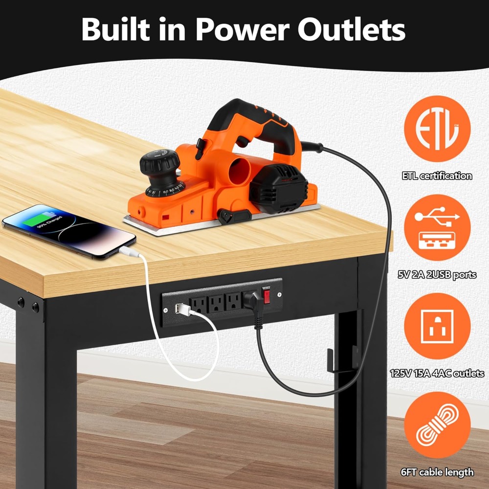 Adjustable Workbench, Heavy Du - đánh giá và giá Woodworking Work Table