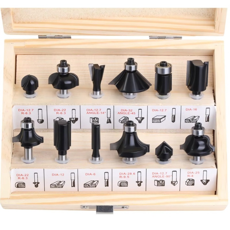 12pcs 6mm Shank Router Bit Set - đánh giá và giá Woodworking Usa