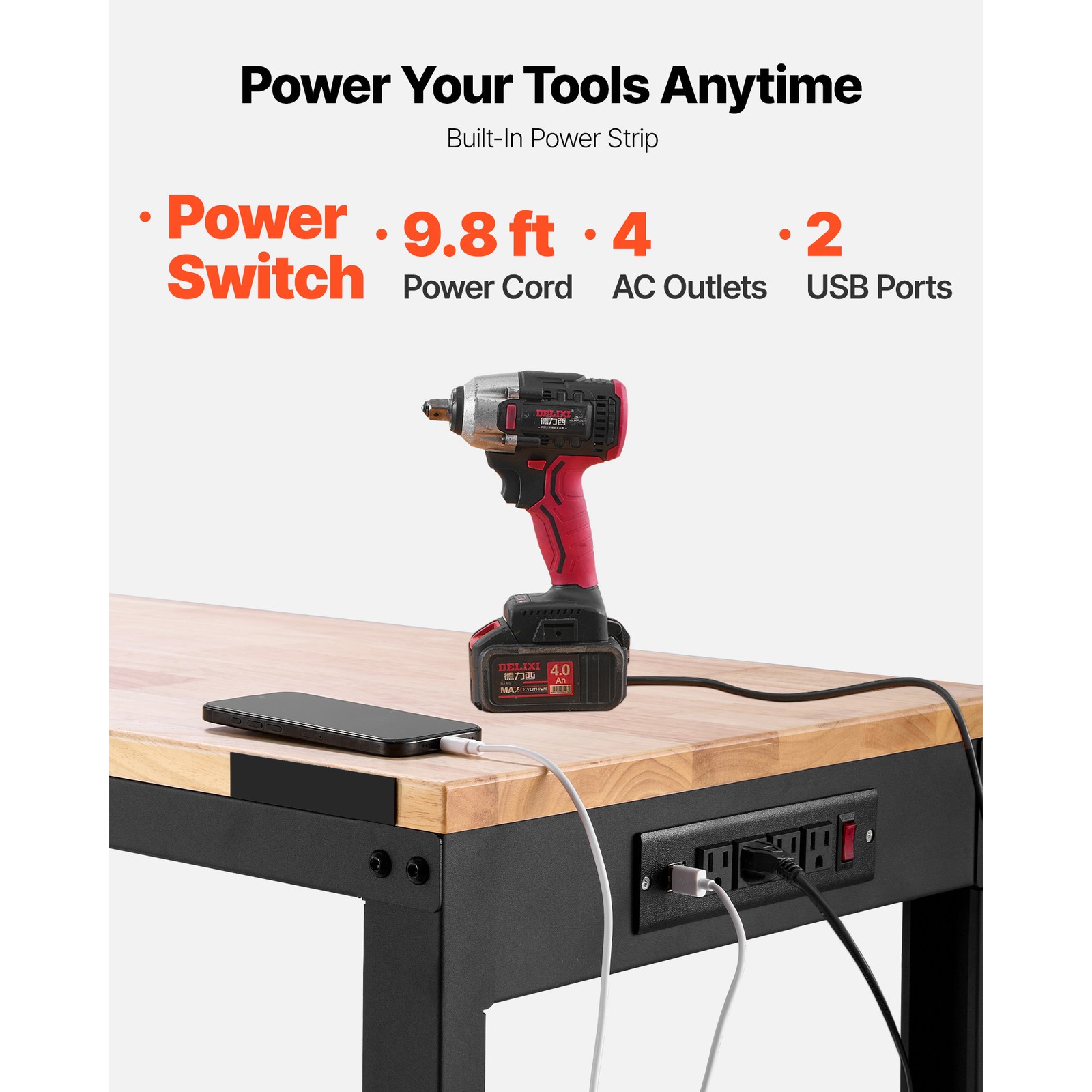 Adjustable Height Workbench 61 - đánh giá và giá Woodworking Work Table