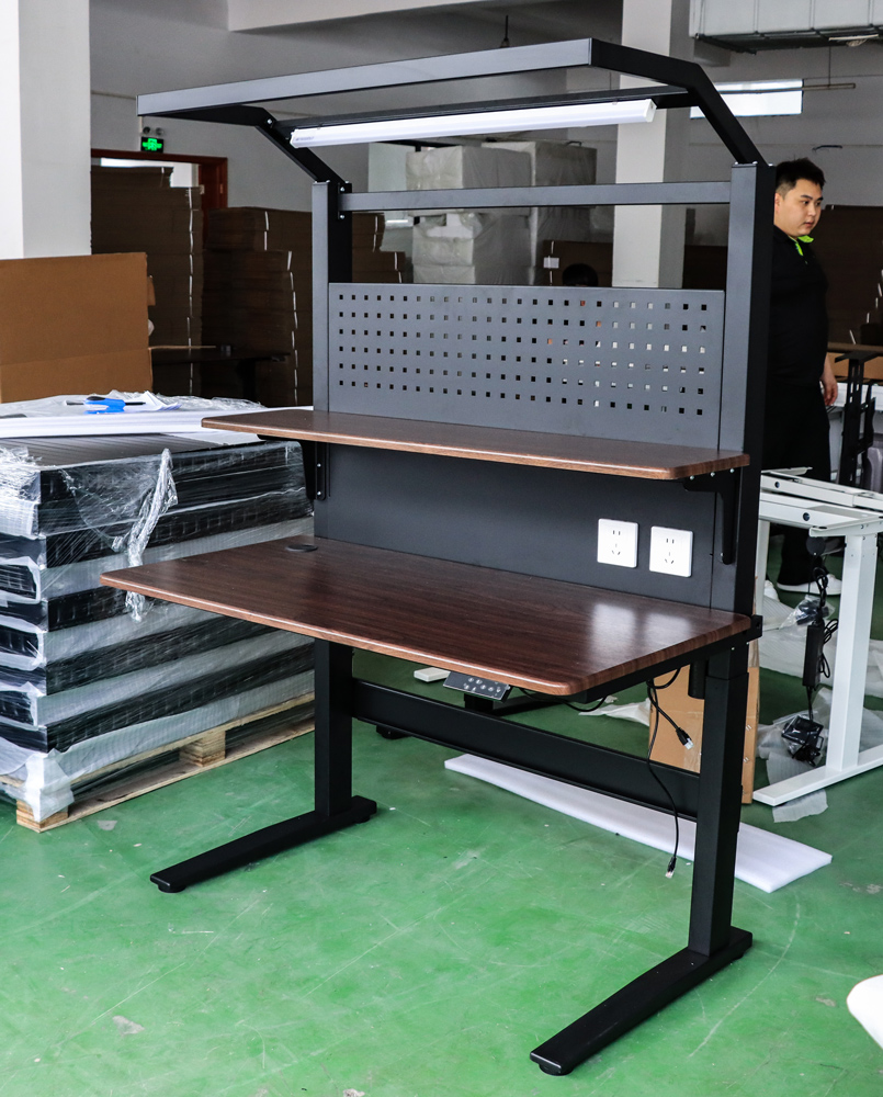 Height Adjustable Floor Standi - đánh giá và giá Woodworking Work Table