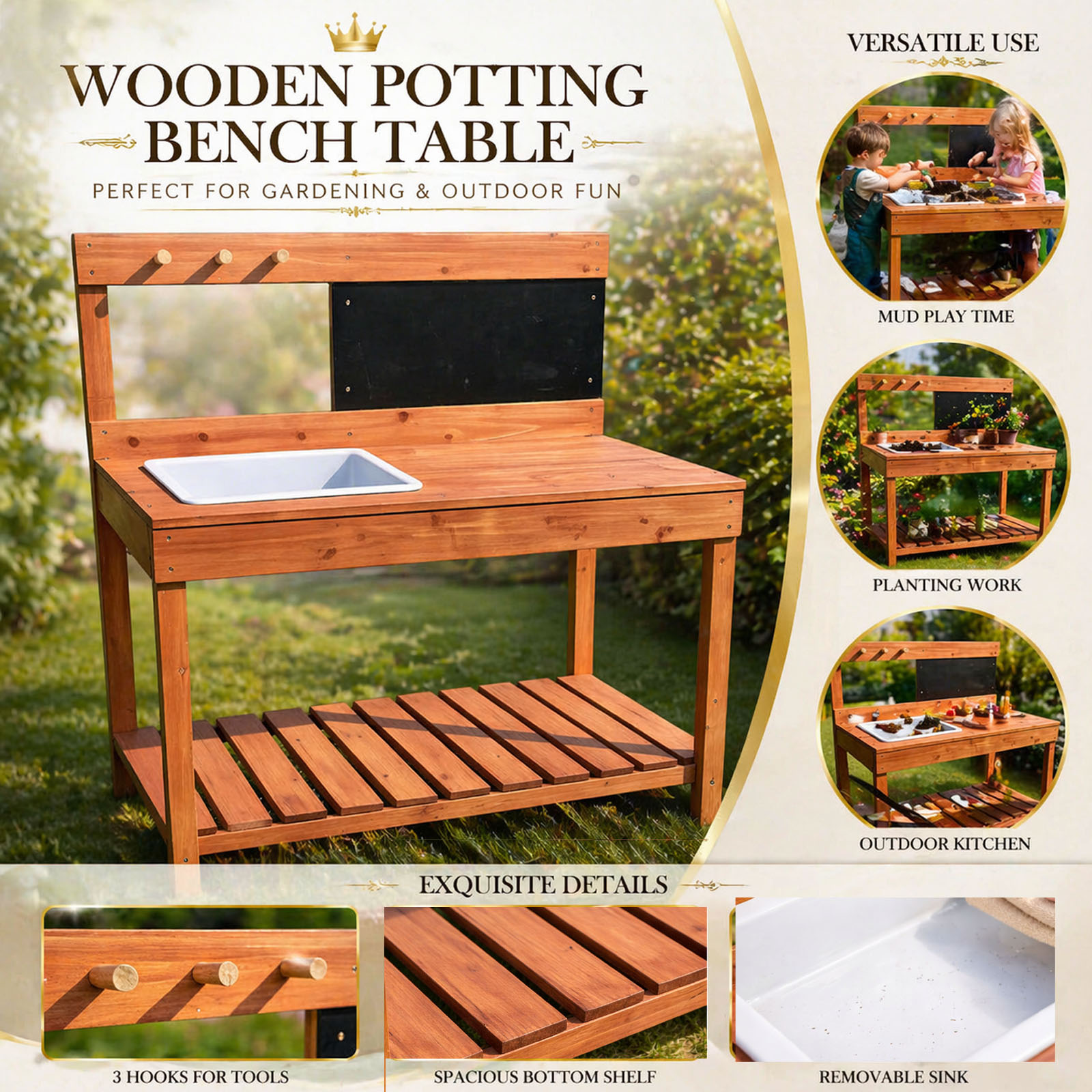 Wooden Potting Benches For Chi - đánh giá và giá Woodworking Work Table