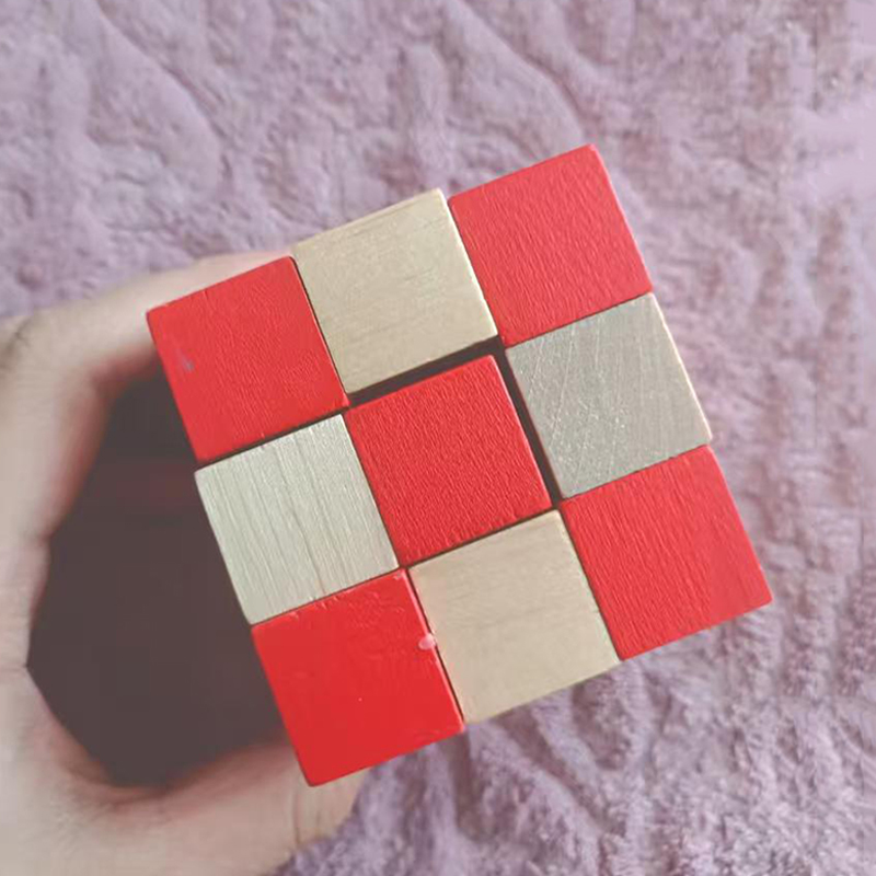 Wooden Snake Cube Puzzle IQ Lo - đánh giá và giá Woodworking Kids Toys