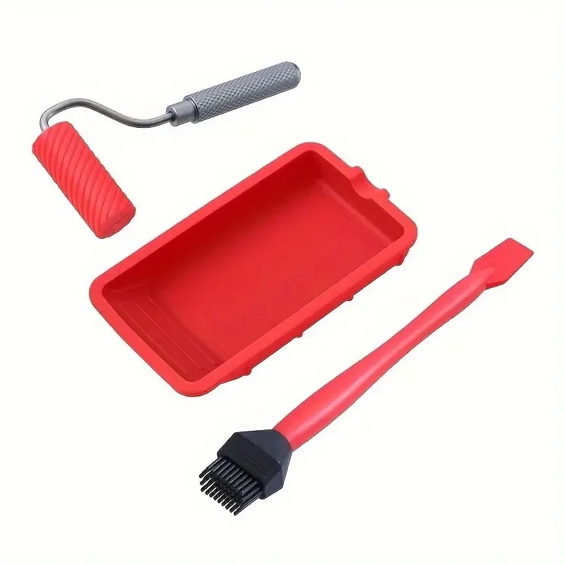 Tray brush glue tool silicone  - đánh giá và giá Woodworking Glue Roller