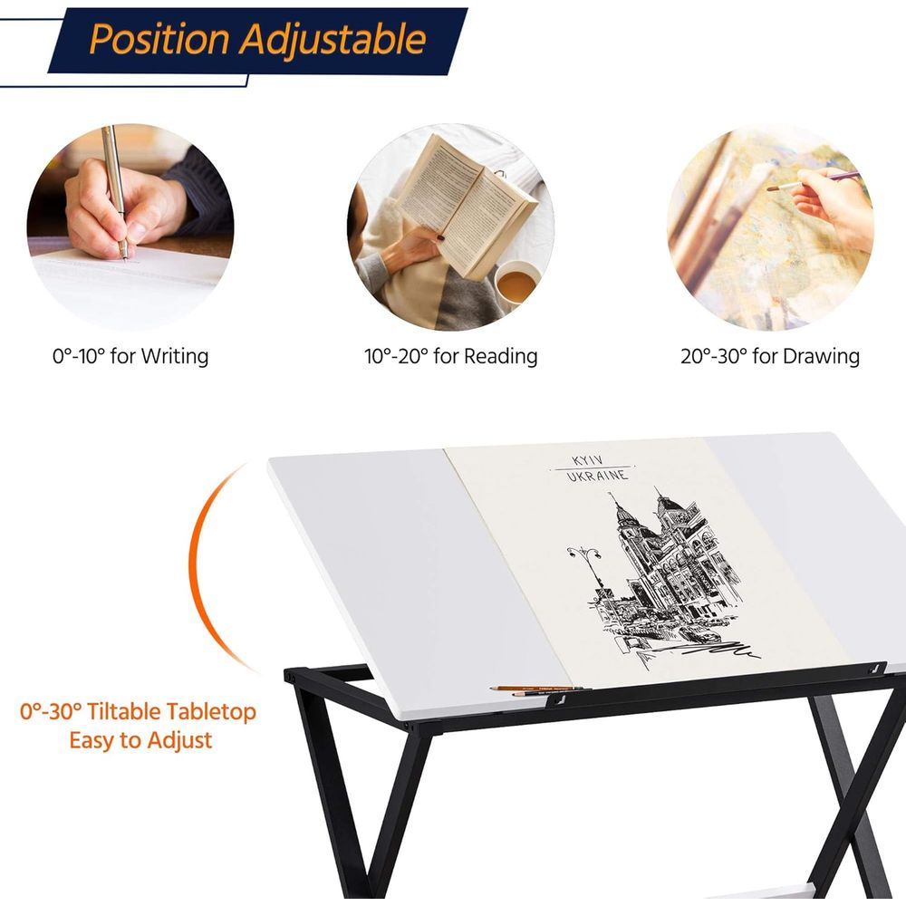 Drating Table or Artists Art D - đánh giá và giá Woodworking Work Table