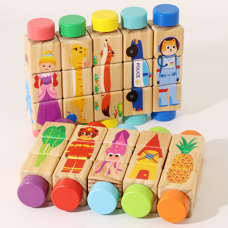 1pcs Baby Wooden Rotating Anim - đánh giá và giá Woodworking Kids Toys