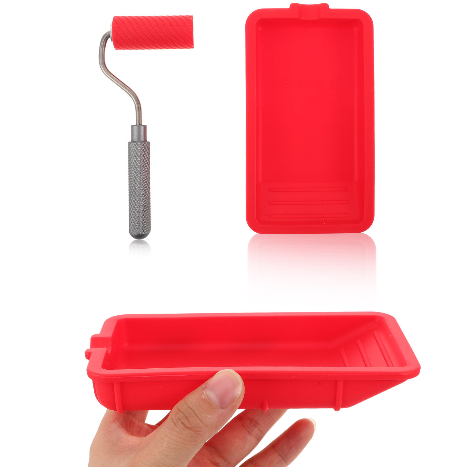 1 Set Non-stick Silicone Glue  - đánh giá và giá Woodworking Glue Roller