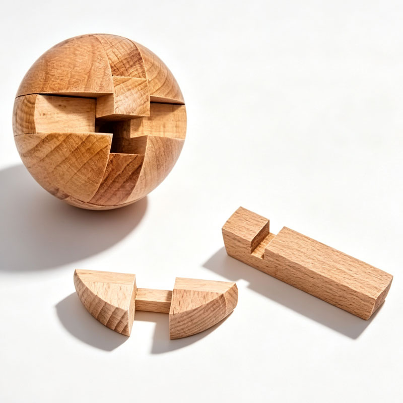 Classic Wooden Puzzle Ball Mag - đánh giá và giá Woodworking Kids Toys
