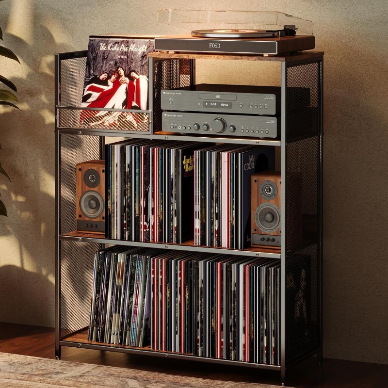 Three-Tier Vinyl Record Player - đánh giá và giá Woodworking Magazine