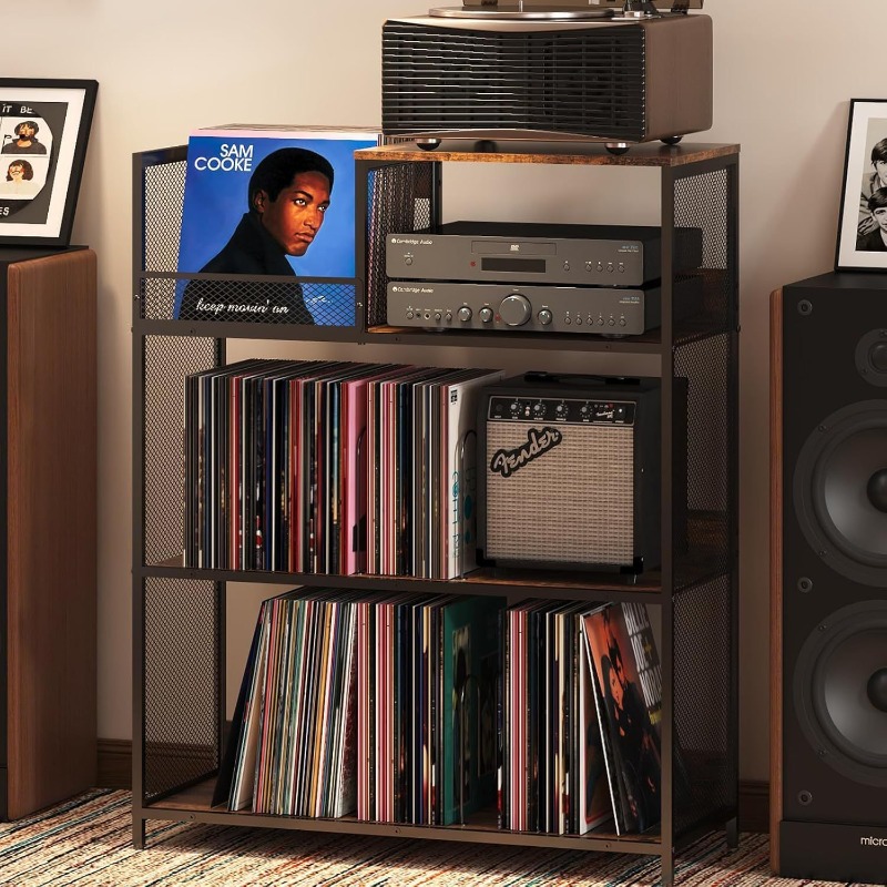 Three-Tier Vinyl Record Player - đánh giá và giá Woodworking Magazine