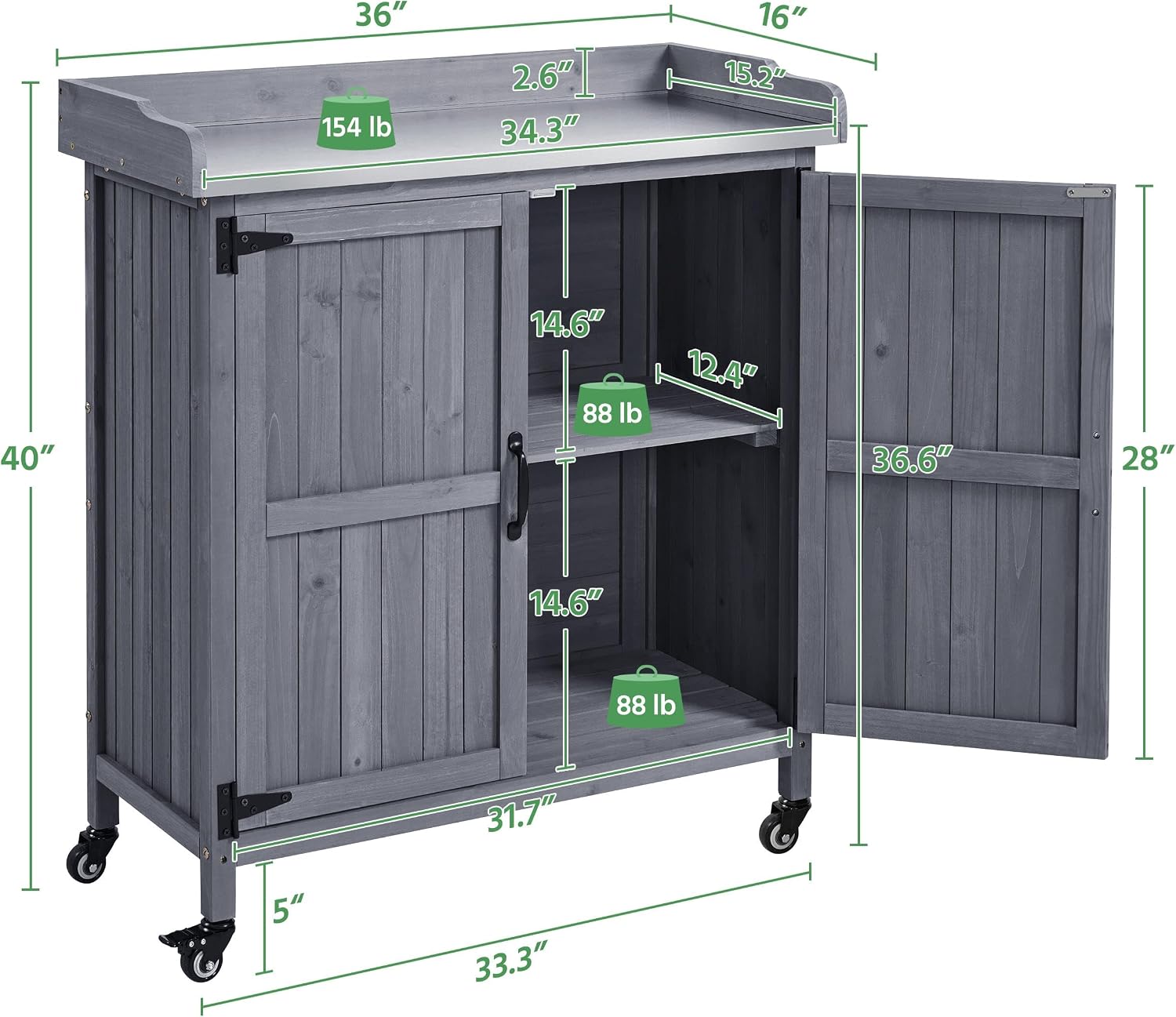 Outdoor Garden Potting Bench T - đánh giá và giá Woodworking Work Table