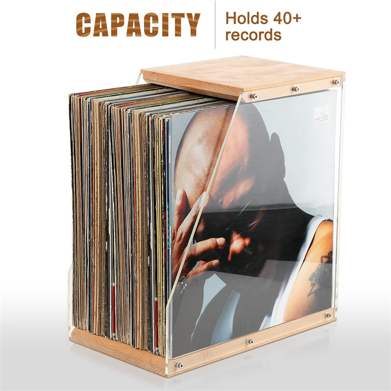 Wooden Record Rack Desktop Orn - đánh giá và giá Woodworking Magazine