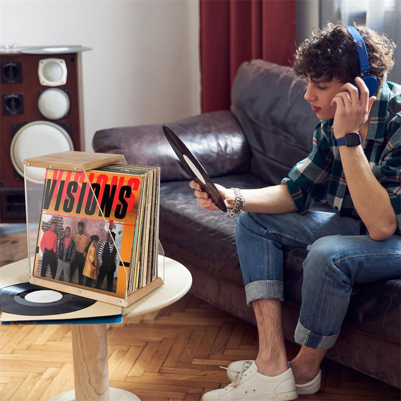 Wooden Record Rack Desktop Orn - đánh giá và giá Woodworking Magazine