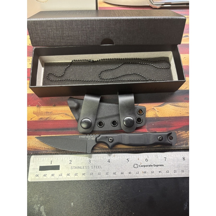 TOPS Street Scalpel 2 Knife Ca - đánh giá và giá Woodworking Usa
