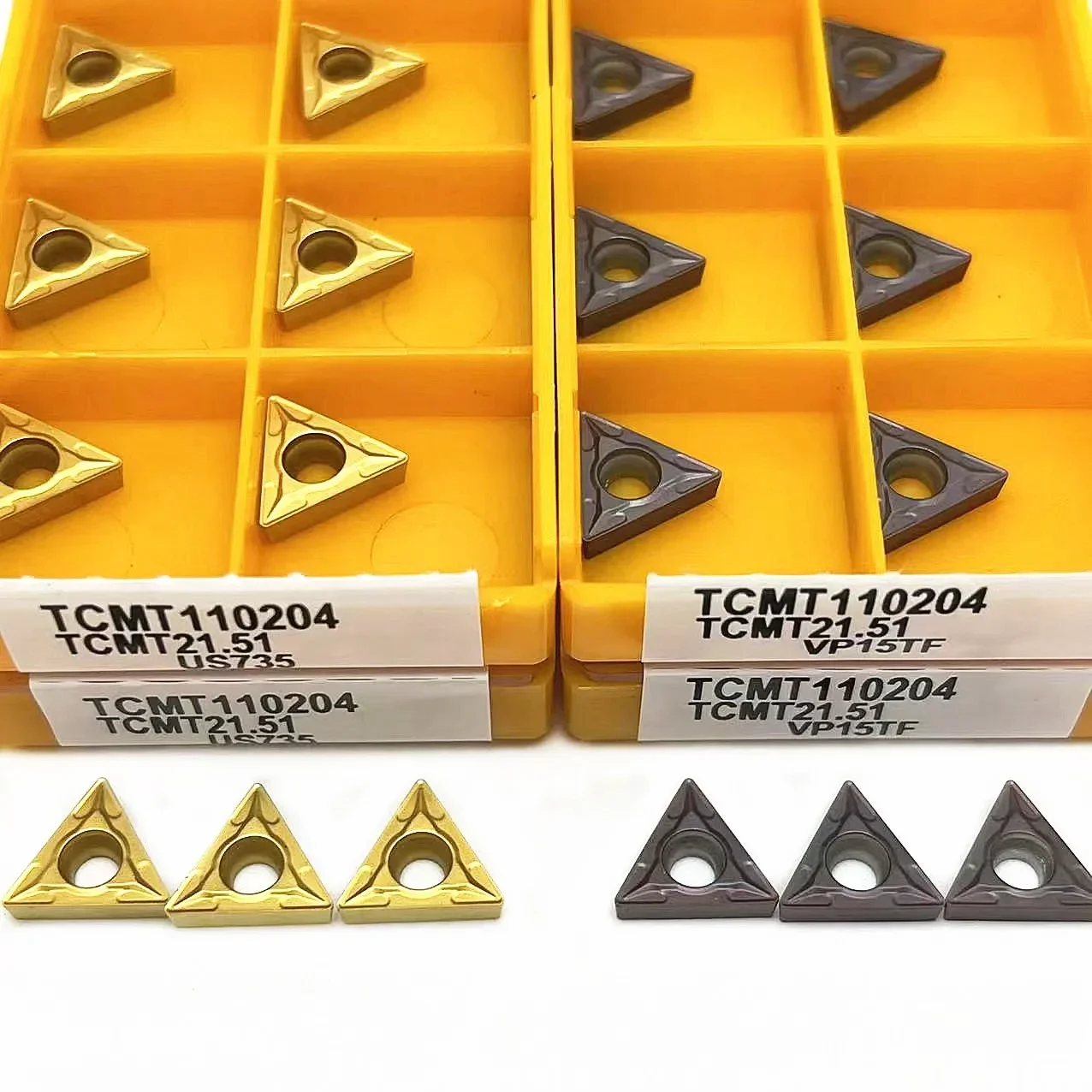 10pcs/box TCMT110204 VP15TF UE - đánh giá và giá Parting Tool Lathe